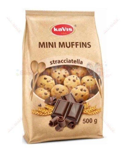 Mini muffinki straciatella z kawałkami czekolady 500g Kavis
