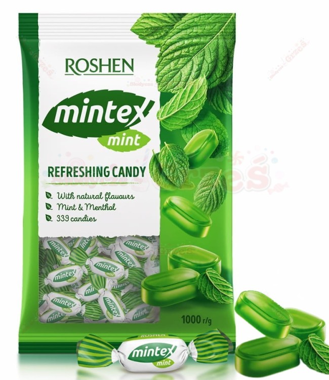 Cukierki Mintex+ Mint 1kg Roshen