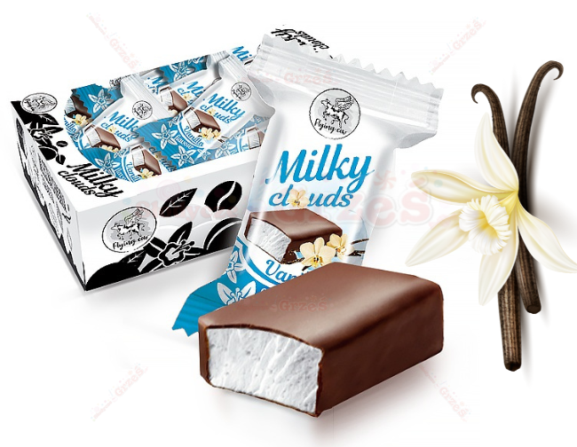 Mleczna chmurka  pianki waniliowe w polewie 1kg Milky Clouds ABK