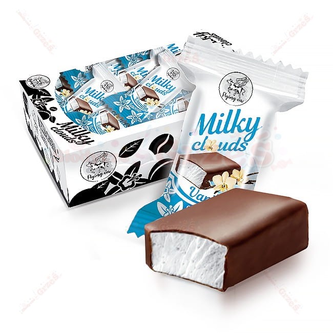Mleczna chmurka  pianki waniliowe w polewie 1kg Milky Clouds ABK