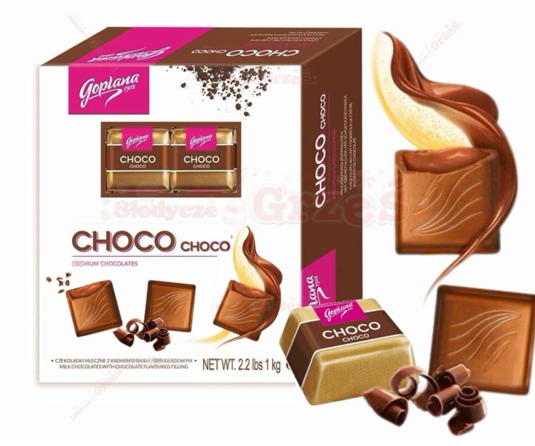 Czekoladki Choco-Choco, bombonierka 1kg Goplana
