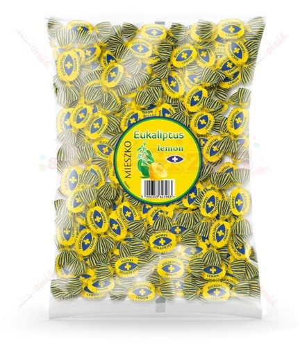 Cukierki eukaliptus lemon 1kg Mieszko