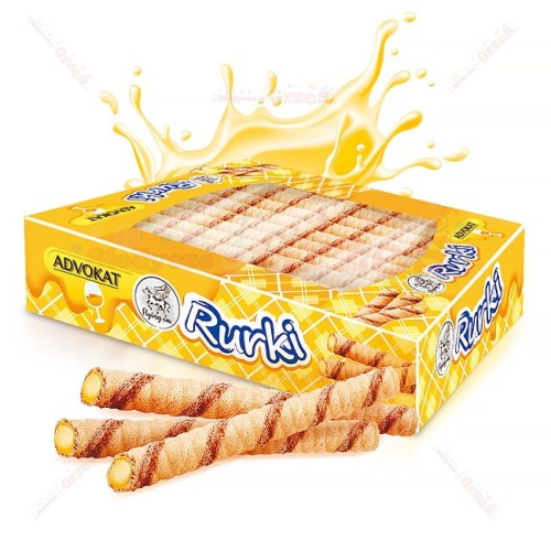 Rurki waflowe z nadzieniem adwokatowym 450g Flying Cow