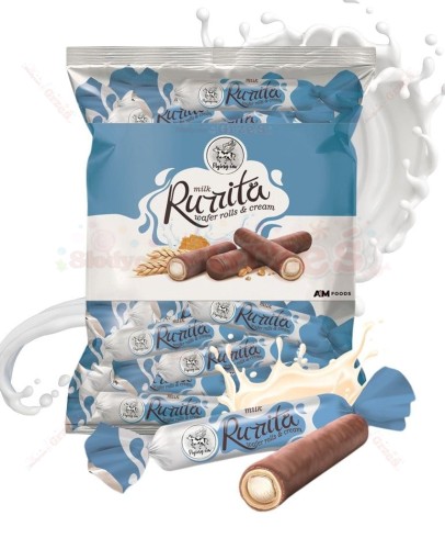 Rurrita MILK rurki waflowe z kremem mlecznym 1kg Flying Cow