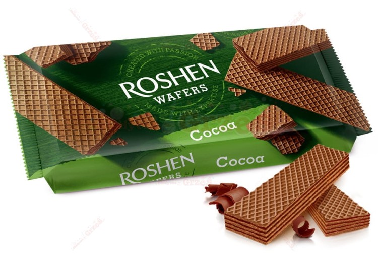 Wafelki kakaowe 216g Roshen