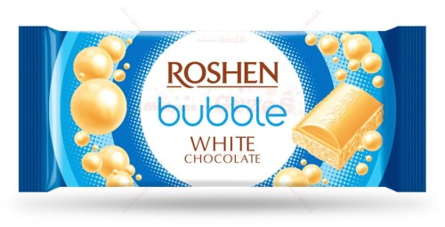Czekolada bąbelkowa biała White Bubble 80g Roshen