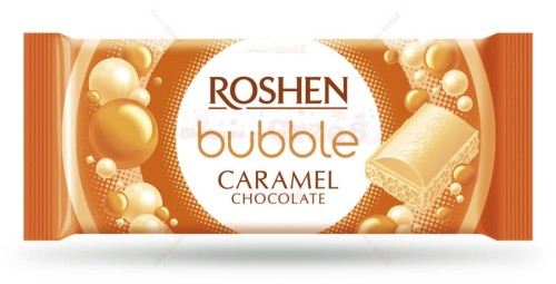 Czekolada bąbelkowa karmelowa Bubble Carmel 80g Roshen