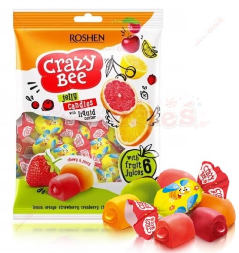 Crazy Bee żelki owocowe 1kg Roshen