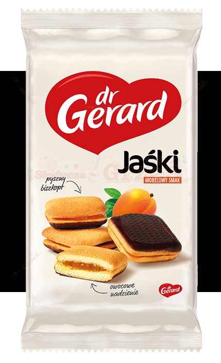 Jaśki morelowe biszkopty z nadzieniem 205g Dr Gerard