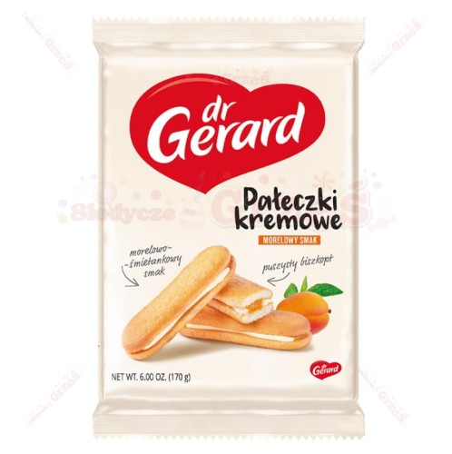 Pałeczki kremowe morelowe 170g Dr Gerard