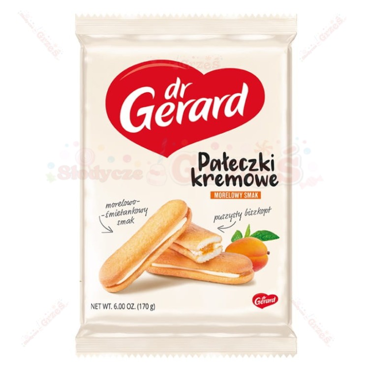 Pałeczki kremowe morelowe 170g Dr Gerard