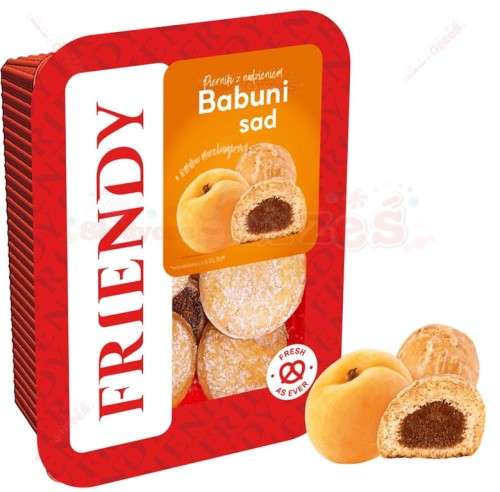 Babuni Sad pierniki z nadzieniem morelowym 500g Friendy