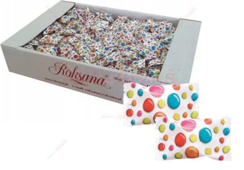 Cukierki kulki z nadzieniem o smaku gumy balonowej 2kg Roksana