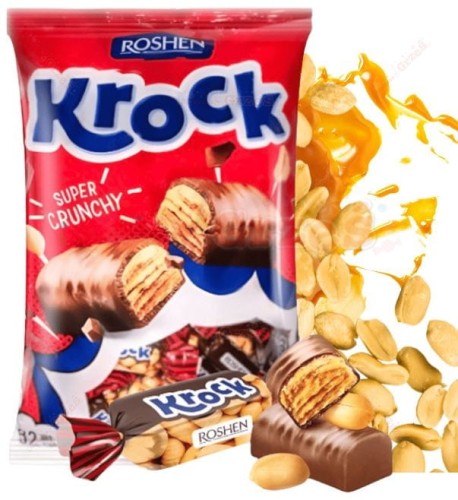 cukierki Krock z orzeszkami i karmelem 1kg Roshen