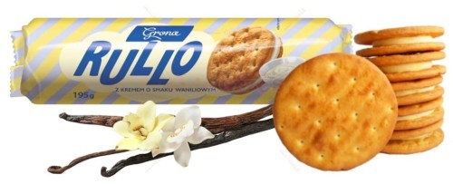 Rullo markizy z kremem waniliowym 195g Grona