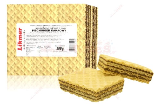 Pischinger kakaowy - wafle przekładane 300g Likmar