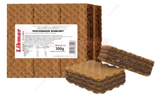 Pischinger rumowy - wafle przekładane 300g Likmar