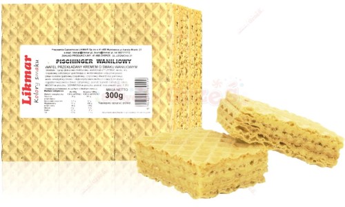Pischinger waniliowy - wafle przekładane 300g Likmar