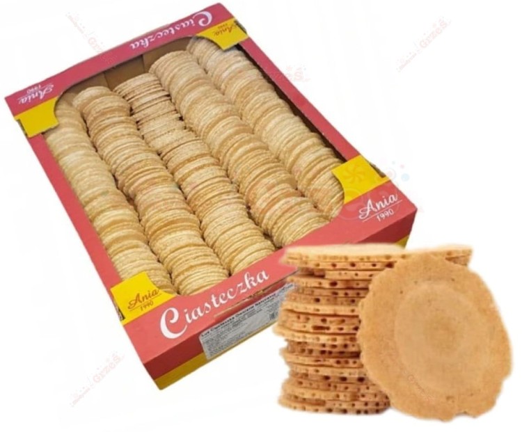 Ciasteczka owsiane naturalne BEZ CUKRU talarki 1kg Ania