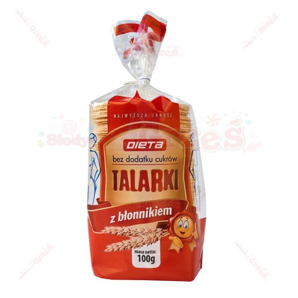 Talarki z błonnikiem BEZ CUKRU 100g Dieta
