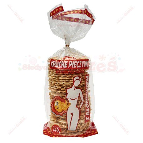 Kruche pieczywo z błonnikiem, talarki BEZ CUKRU 100g Dieta