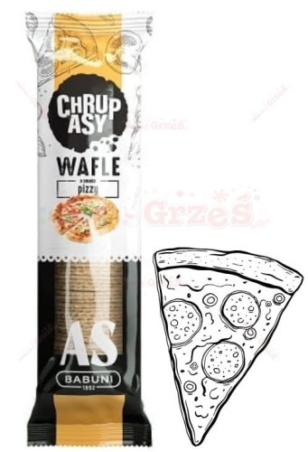 Chrupasy Wafle o smaku pizzy 80g AS babuni