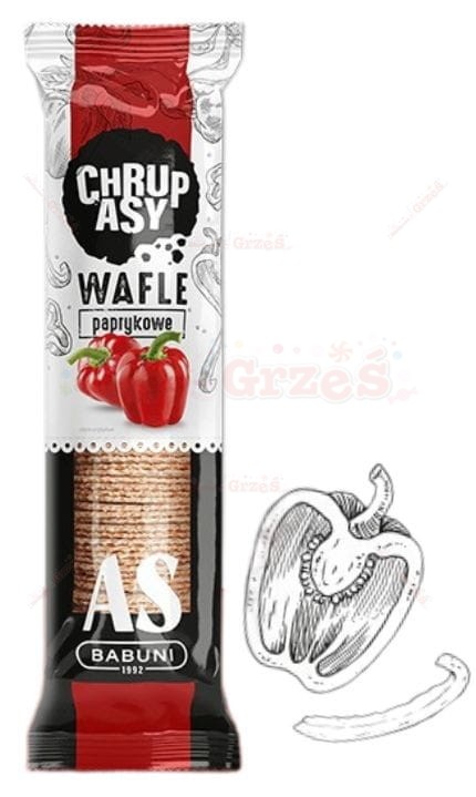 Chrupasy Wafle paprykowe 90g AS babuni