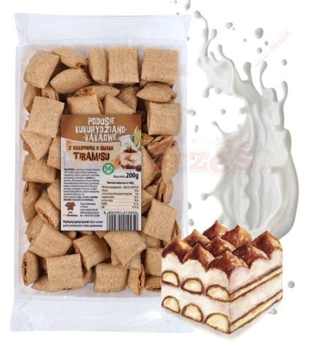 Podusie TIRAMISU bezglutenowe poduszeczki, płatki 200g Celpol