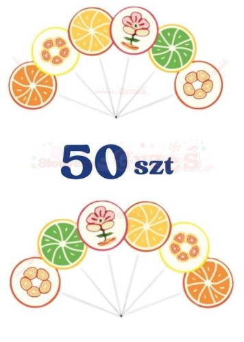 Lizaki deseniowe DUŻE MIX 50szt*26g Liwocz