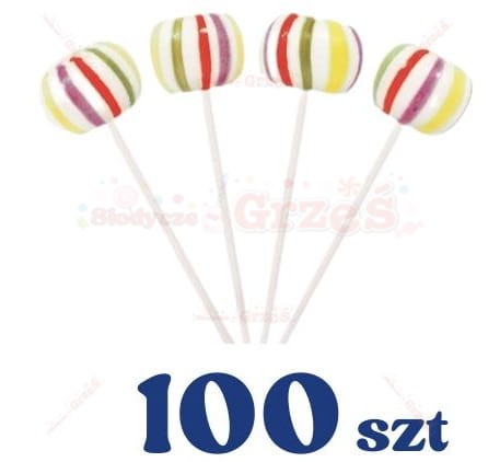 Lizak kulka - lizaki owocowe ŁOWICKIE 100szt*10g  Liwocz