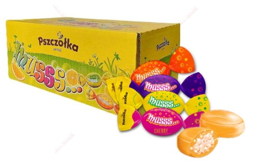 Cukierki MUSSujące owocowe 3kg Pszczółka