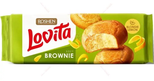ciastko Brownie blondie lemon - brownie cytrynowe 152g Lovita
