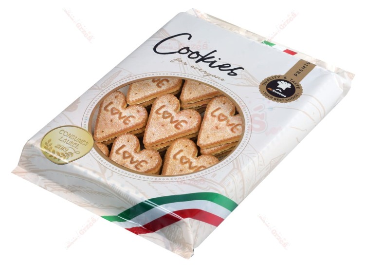 Ciastka kruche - Miłosne, ciastka serduszka 400g Celpol