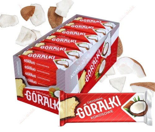 36x wafelki Góralki kokosowe 45g I.D.C
