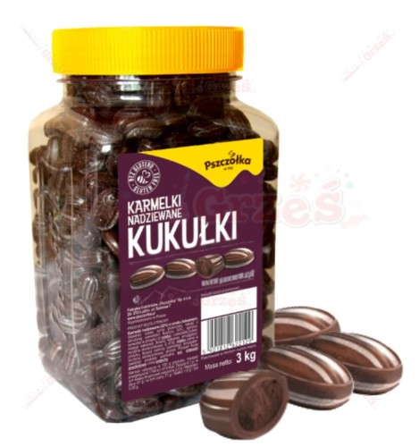 Kukułki słój 3kg- karmelki niezawijane Pszczółka