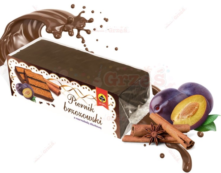 Piernik Brzozowski z marmoladą śliwkową 2,1kg Gran-Pik