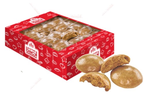 Pierniki w glazurze, piernik europejski 700g Gibar
