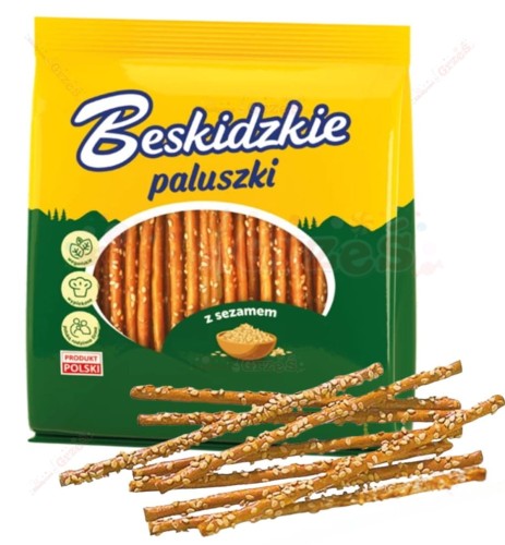Paluszki beskidzkie Z SEZAMEM 175g Beskidzkie