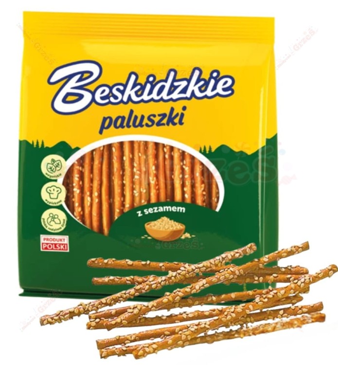 Paluszki beskidzkie Z SEZAMEM 175g Beskidzkie