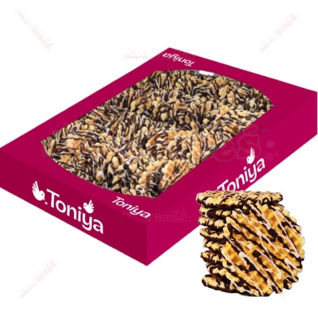 wafle goferki oblane czekoladą  "belgijskie specjalne"  2kg Toniya