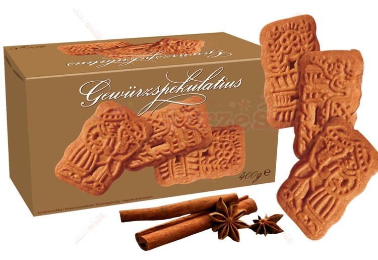 Ciastka korzenne Spekulatius - herbatniki z przyprawą korzenną speculoos 400g