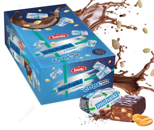 Cukierki Michałki z Hanki 2kg Śnieżka - srebrna owijka