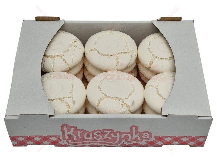 Krążki bezowe,spody bezowe - klasyczna beza śr.10cm- 18szt Kruszynka
