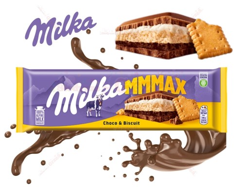 czekolada Milka z herbatnikami Mmmax Choco&biscuit 300g Milka