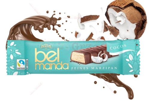 Belmanda Baton marcepanowy KOKOS 40g Zentis