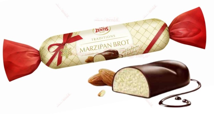 Chlebek marcepanowy w czekoladzie  100g Zentis