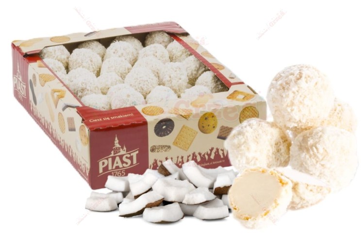 Kulki kokosowe z nadzieniem a'la rafaello 450g Piast