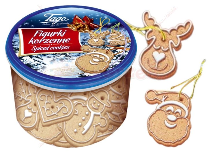 Herbatniki Figurki korzenne ŚWIĘTA 250g Tago