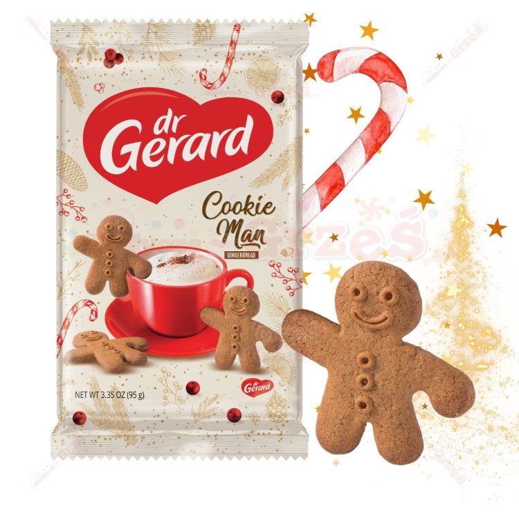 Ciasteczka korzenne - Cookie Man 95g Dr Gerard | ciastka ŚWIĘTA