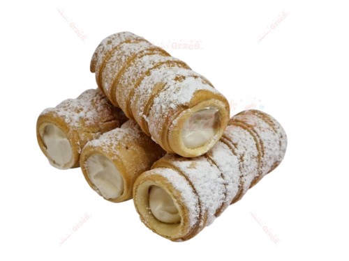 Kruche rurki z kremem śmietankowym 1,5kg Duet | ciastka rurki nadziewane